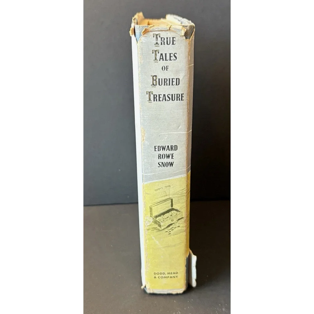 True Tales of Buried‎ Treasure Oak Island SIGNED Edward Rowe Snow Hardcover 1951
